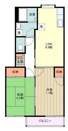 プティメゾンモンテローザIIの物件間取画像